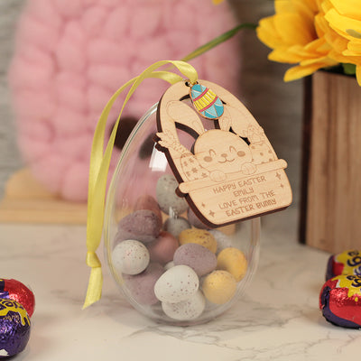 Personalised Fillable Fill Your Own Easter Egg Decoration