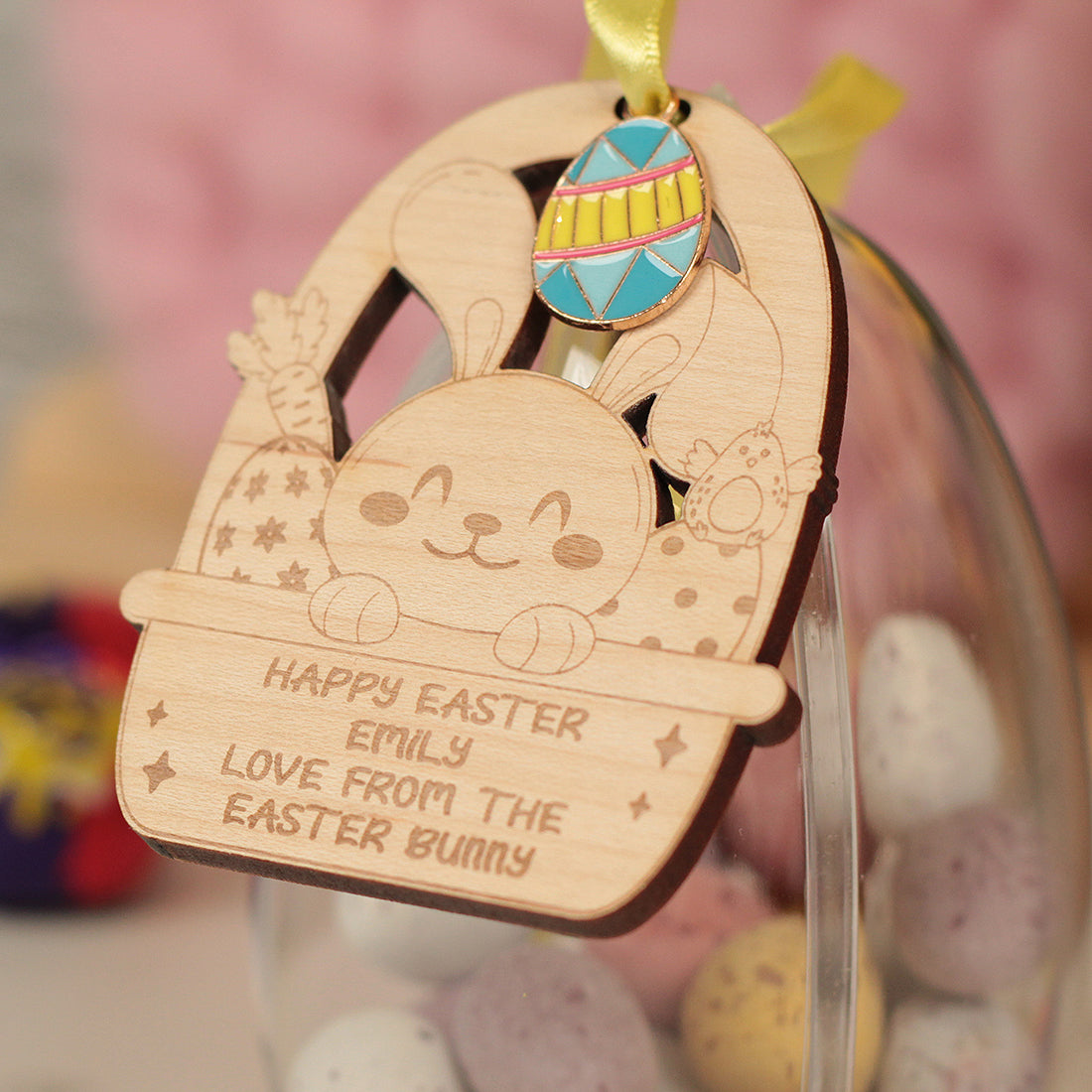 Personalised Fillable Fill Your Own Easter Egg Decoration-Love Lumi Ltd