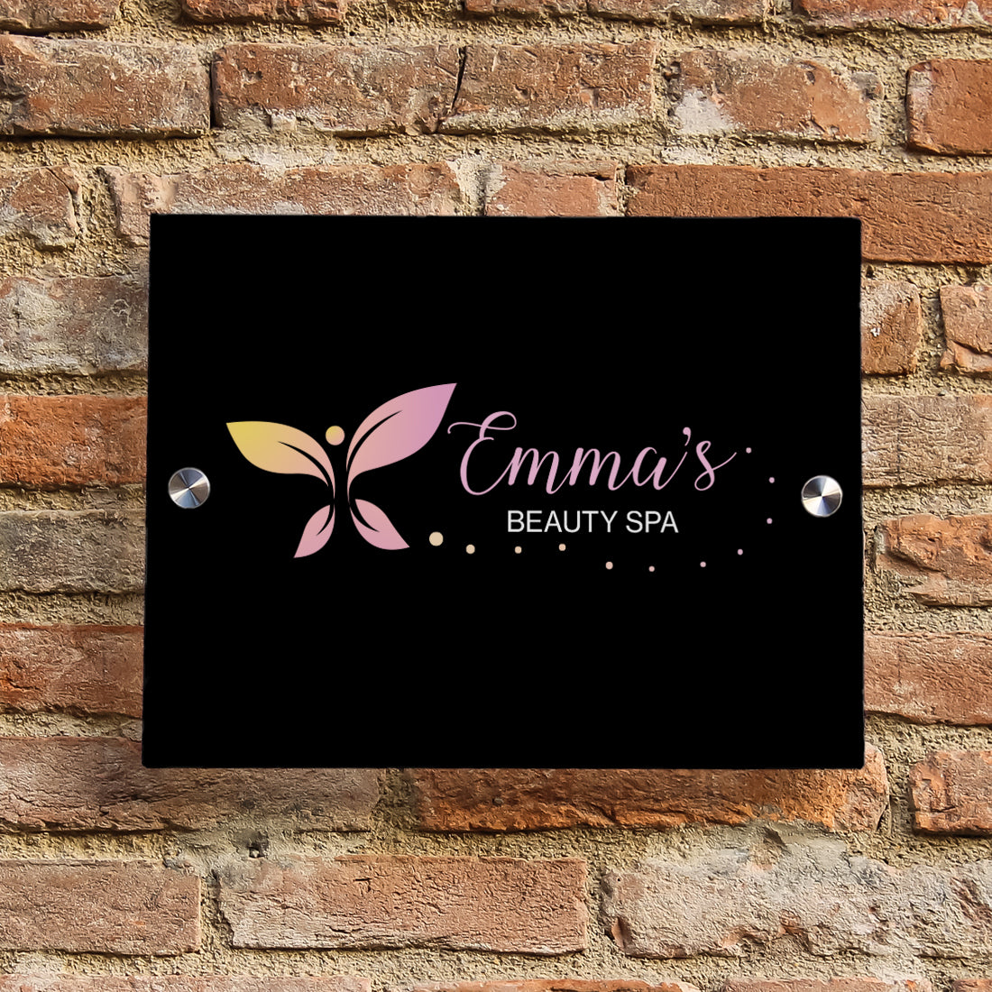 Custom Acrylic Branded Business Wall Sign
