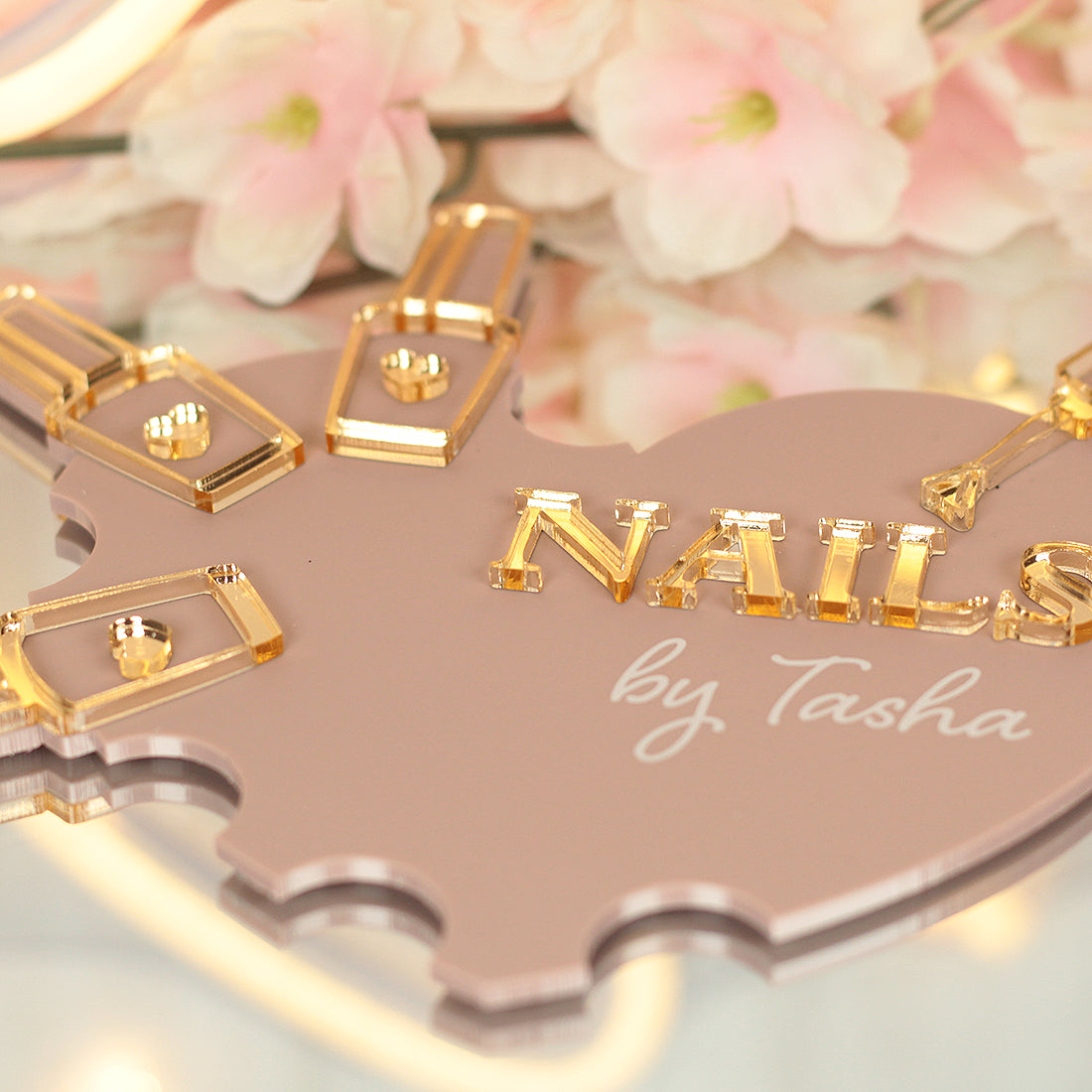 Heart Nailfie Social Media Nail or Beauty Salon Photo Prop-Love Lumi Ltd