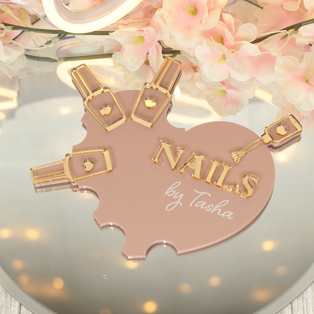 Heart Nailfie Social Media Nail or Beauty Salon Photo Prop-Love Lumi Ltd