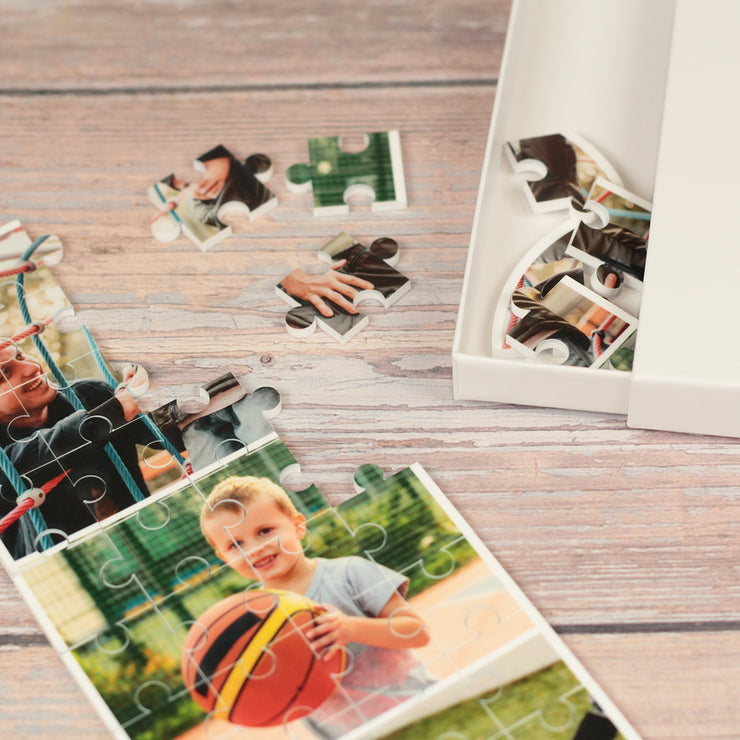 46 Piece Photo Strip Acrylic Puzzle with Message in Gift Box