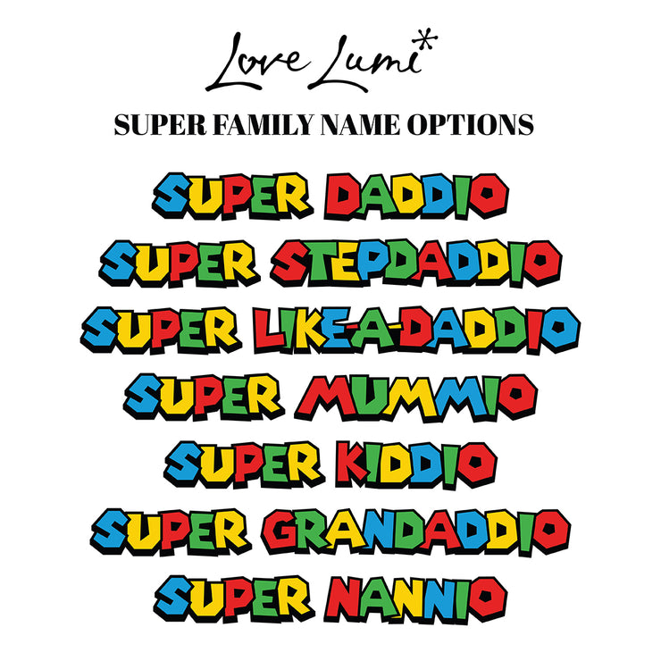 Personalised Super Daddio Gaming Themed Mug-Love Lumi Ltd