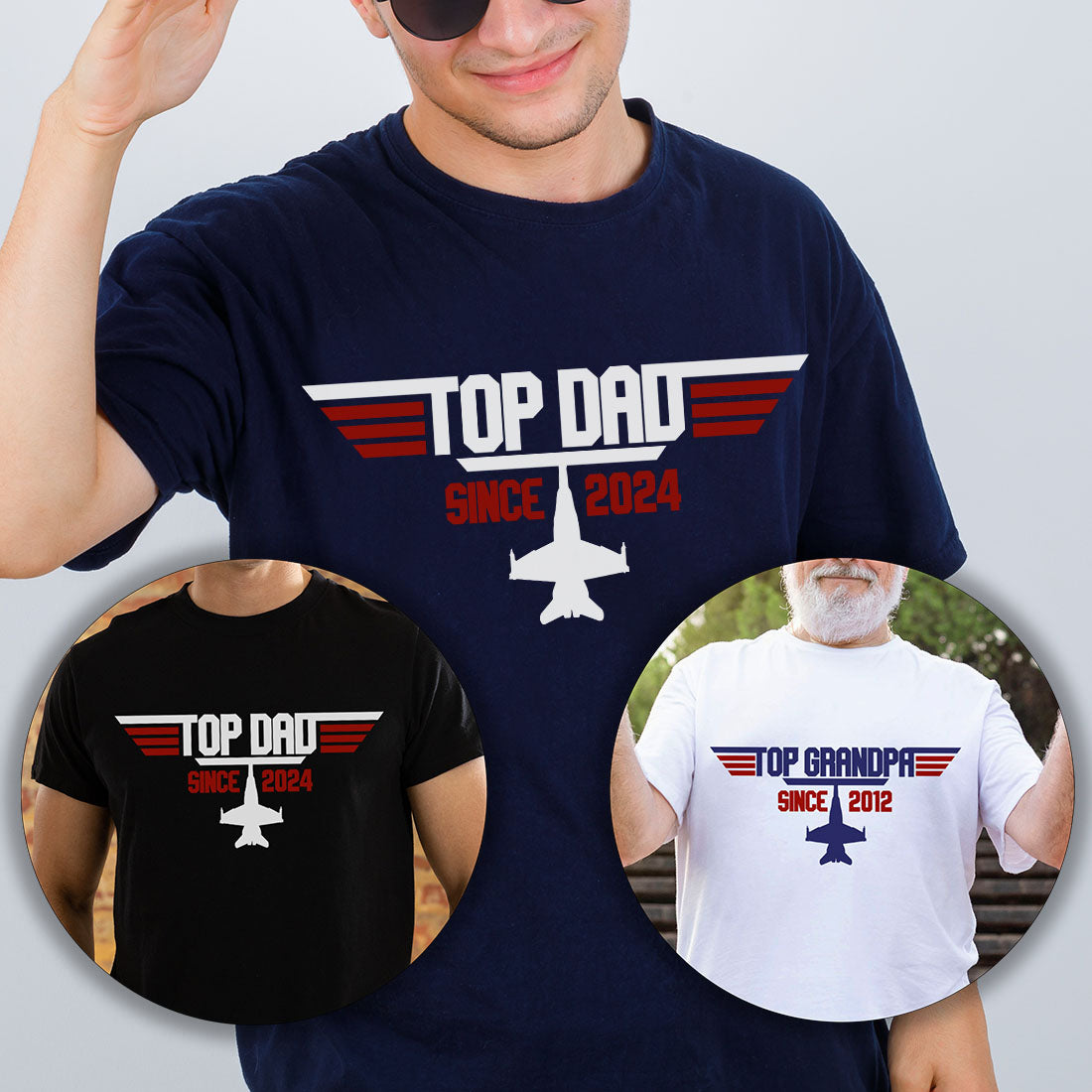 Top Dad T Shirt-Love Lumi Ltd