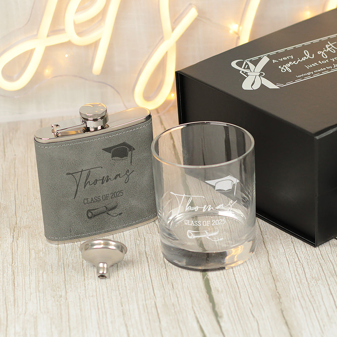 Graduation Cap Hip Flask
