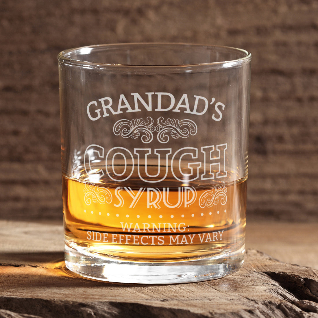Cough Syrup Whiskey Glass Tumbler