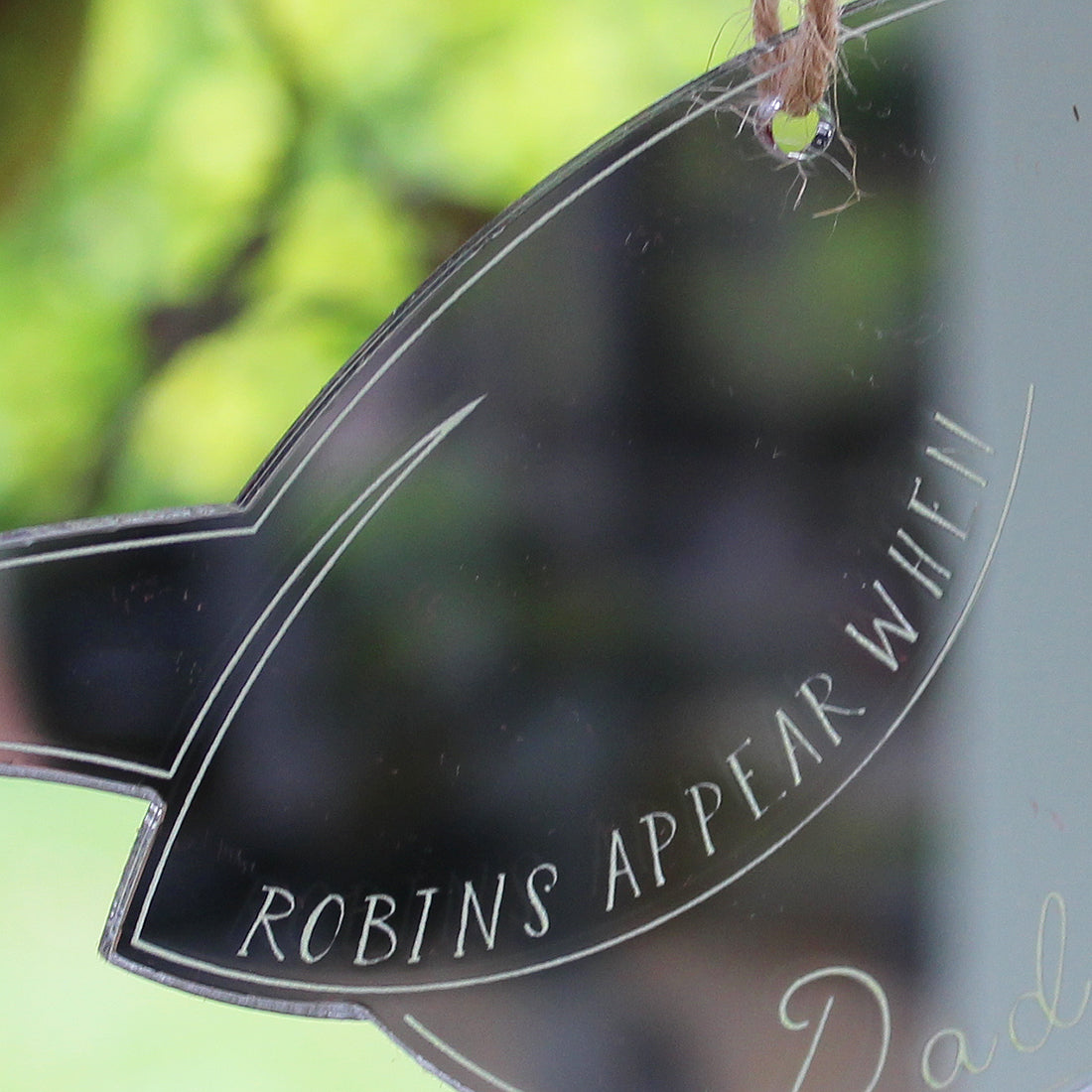 Personalised Robin Mirror Remembrance Keepsake-Love Lumi Ltd