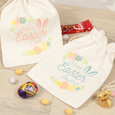 Personalised Easter Wreath Gift Bag-Love Lumi Ltd