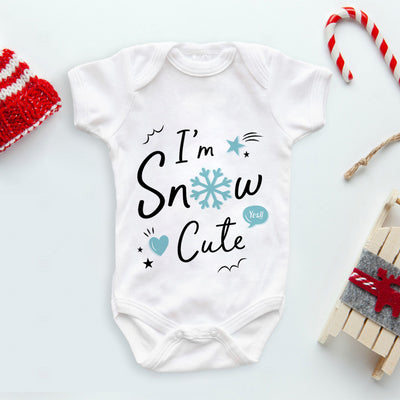 Christmas Snow Cute Baby Grow-Love Lumi Ltd
