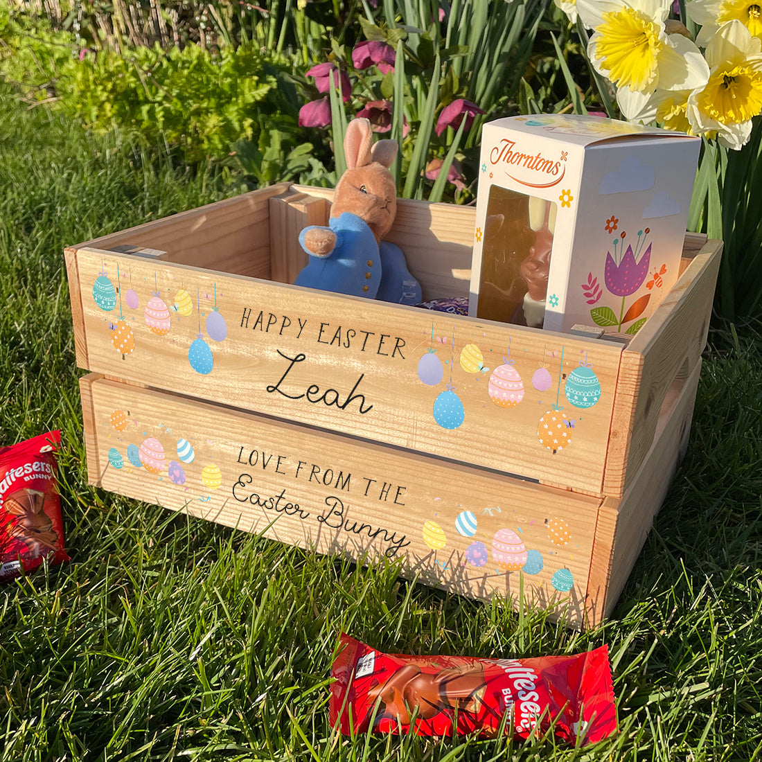 Easter Egg Hunt Treat Gift Crate-Love Lumi Ltd