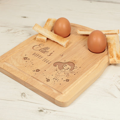 Personalised Fairy Dippy Egg and Toast Breakfast Board-Love Lumi Ltd
