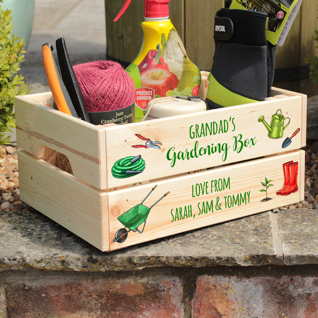 Gardening Hamper Gift Crate-Love Lumi Ltd