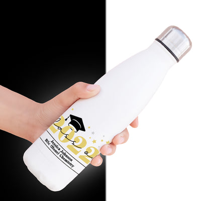Personalised Graduation 500ml Water Bottle-Love Lumi Ltd