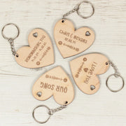 Personalised Spotify Song Album Couple's Gift Keyring-Love Lumi Ltd