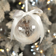 Angel Wings Memorial Christmas Tree Bauble Decoration-Love Lumi Ltd