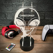 Alien Neon Light Up Gaming Headphone Stand