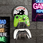 Personalised Wall Mounted Crosshair Controller and Headset Holder Gaming Display-Love Lumi Ltd