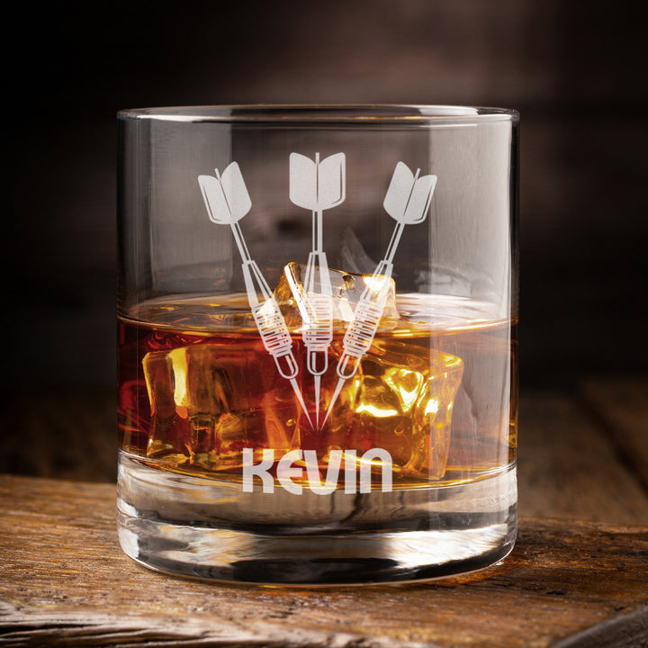 Darts Hobby Whiskey Glass Tumbler