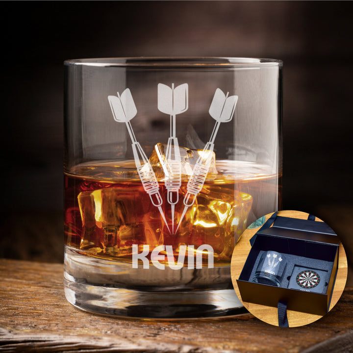 Darts Hobby Whiskey Glass Tumbler