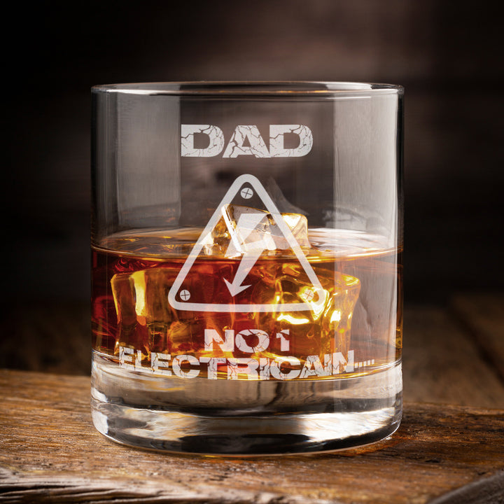 Electrician Occupation Whiskey Glass Tumbler
