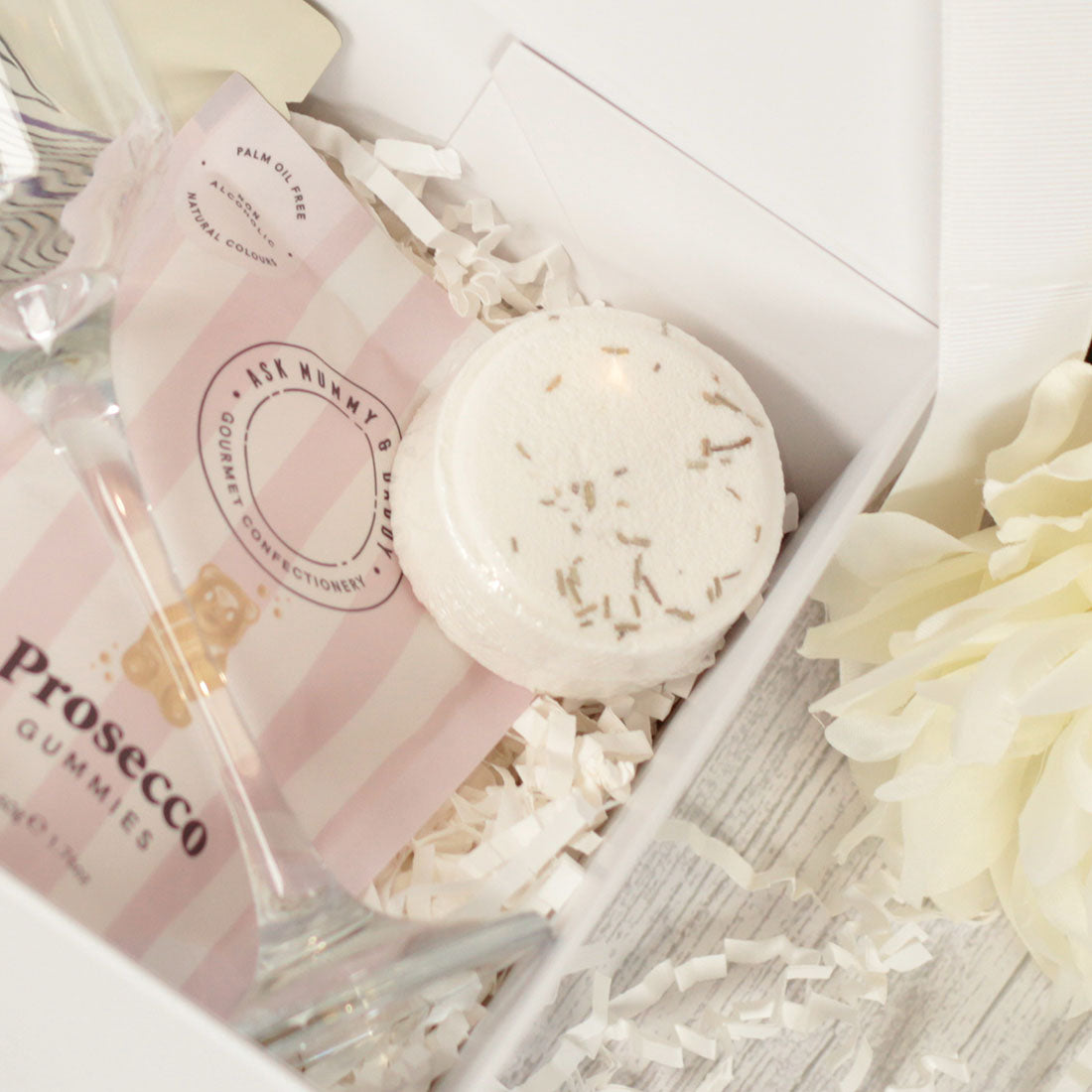 Personalised Prosecco Flute Birthday Pamper Gift Box
