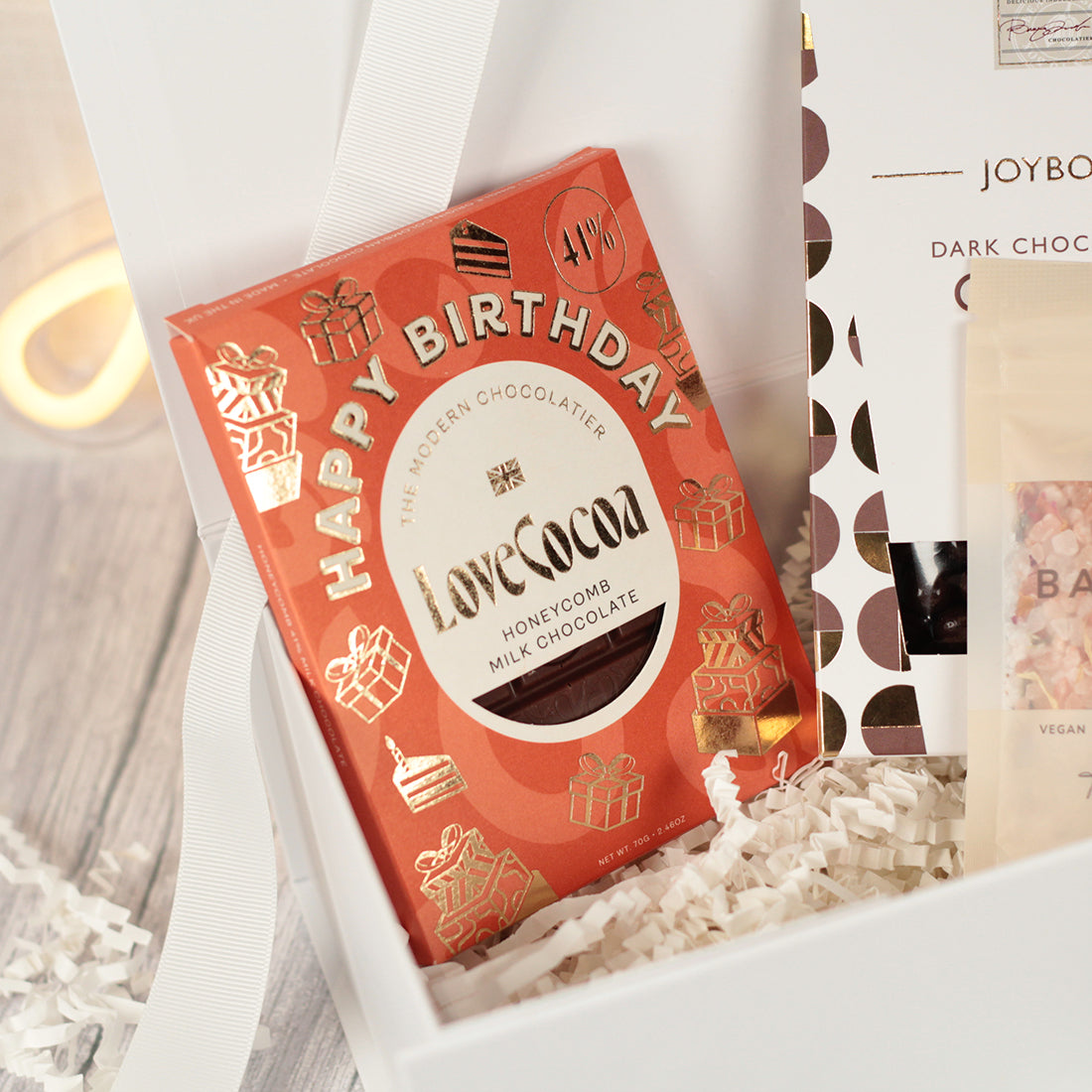 Personalised Happy Birthday Glass Mug Coffee Lover Gift Box