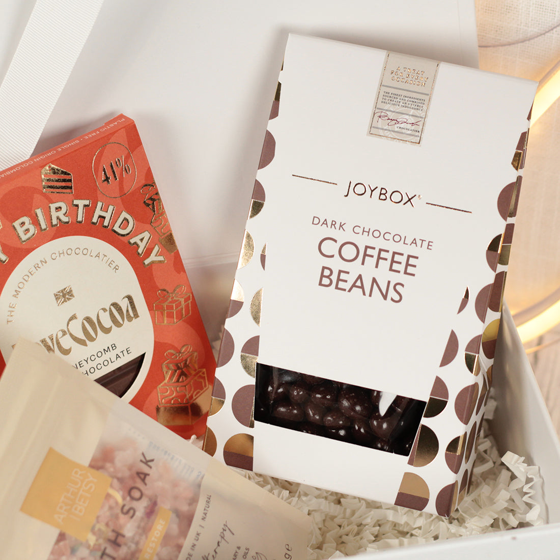 Personalised Happy Birthday Glass Mug Coffee Lover Gift Box