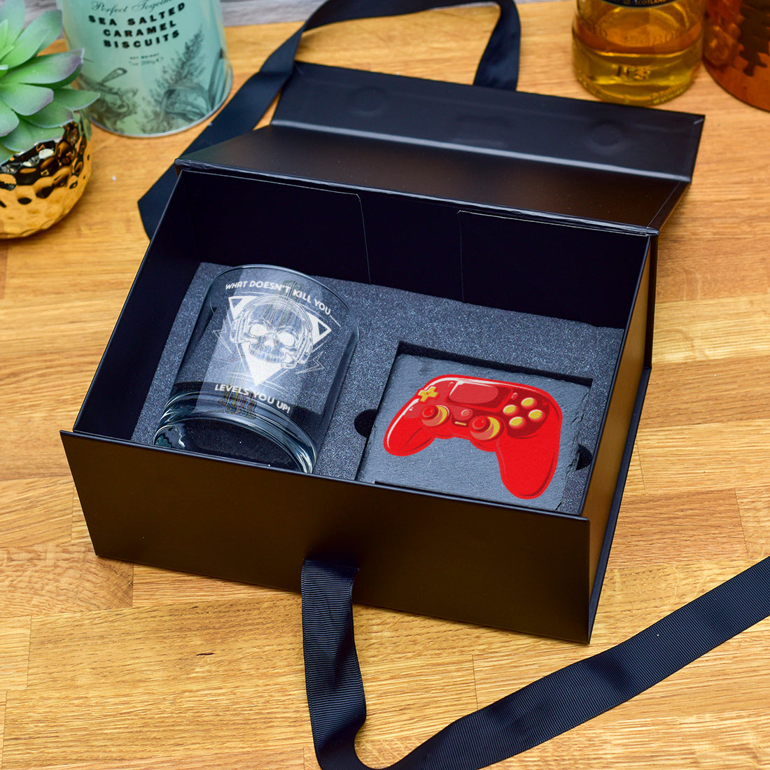 Video Gamer Whiskey Glass Tumbler