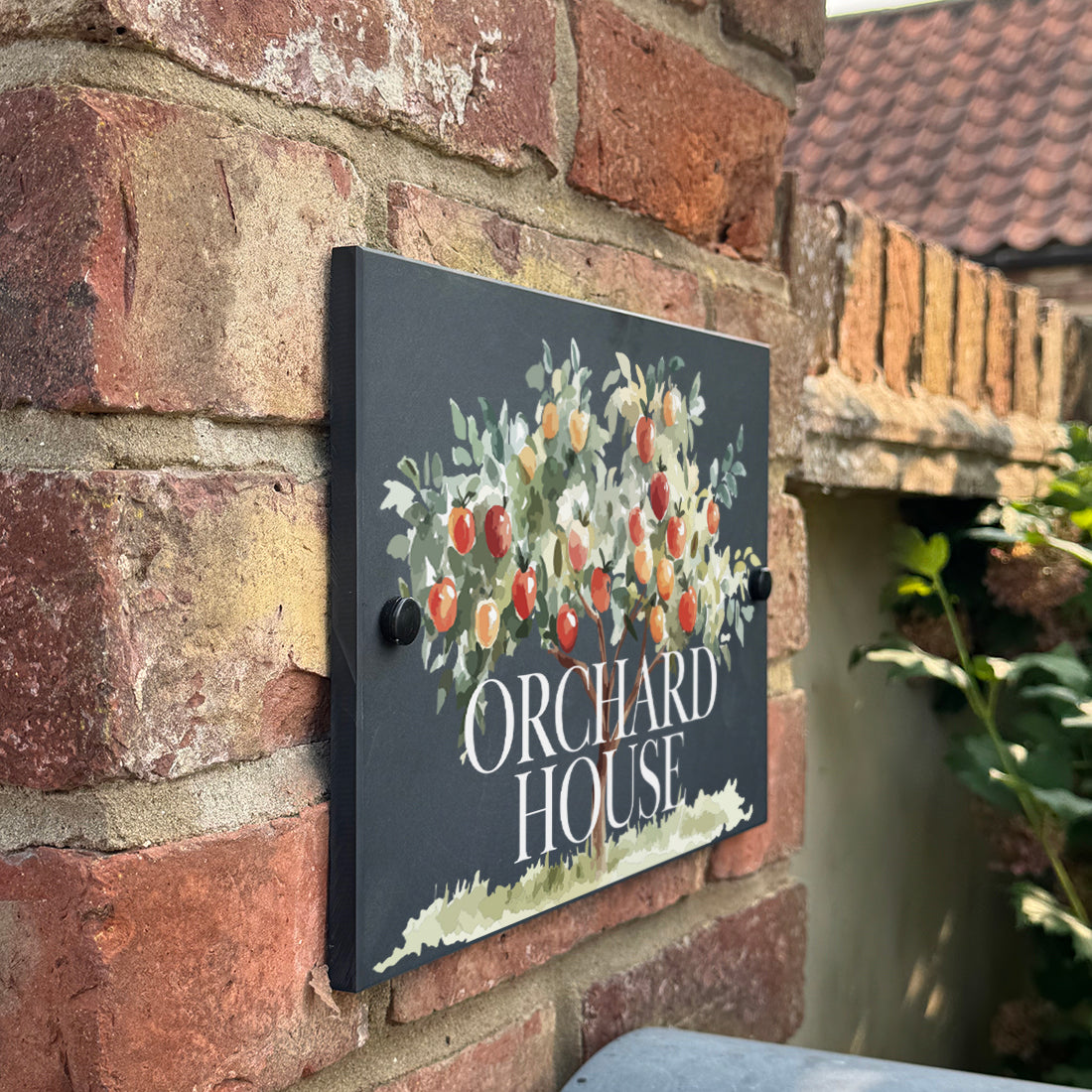 Orchard Slate House Number or Name Wall Mounted Sign