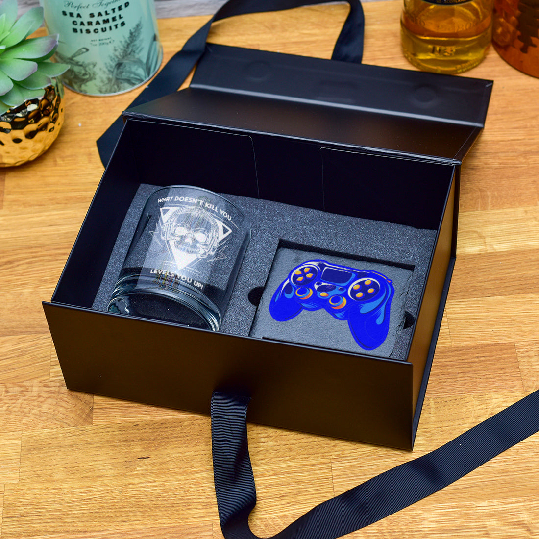 Video Gamer Whiskey Glass Tumbler
