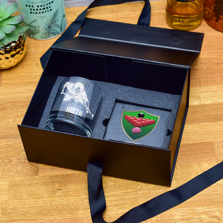 Snooker Player Whiskey Glass Tumbler