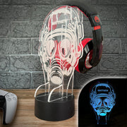 Soldier Neon Light Up Gaming Headphone Stand