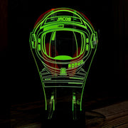 Space Helmet Neon Light Up Gaming Headphone Stand