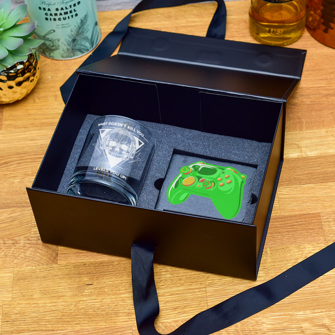 Video Gamer Whiskey Glass Tumbler