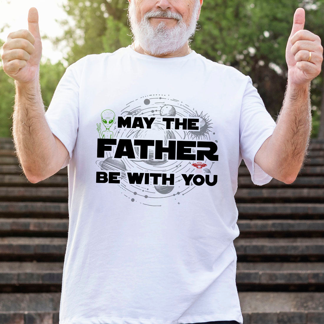 May The Father Be With You T Shirt-Love Lumi Ltd