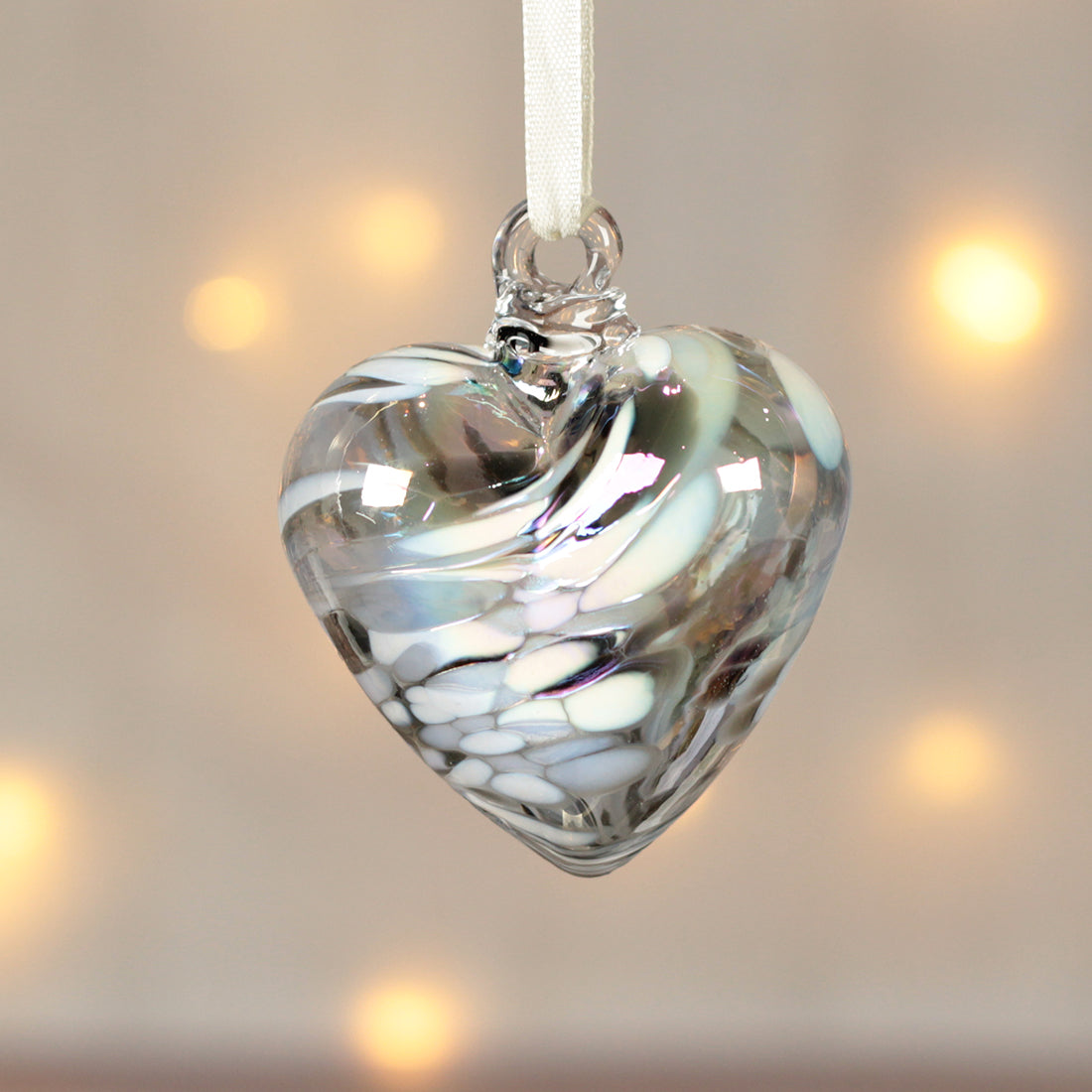 Birth Month Glass Heart