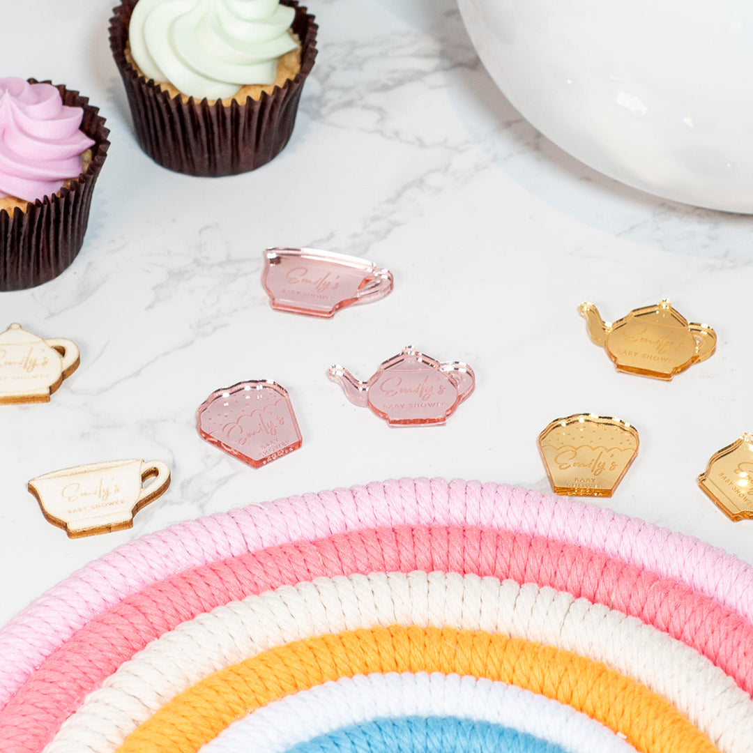 Baby Shower Tea Party Table Scatter Confetti Favour Decorations-Love Lumi Ltd