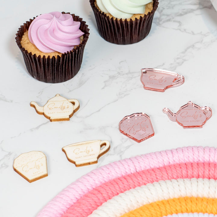 Baby Shower Tea Party Table Scatter Confetti Favour Decorations-Love Lumi Ltd