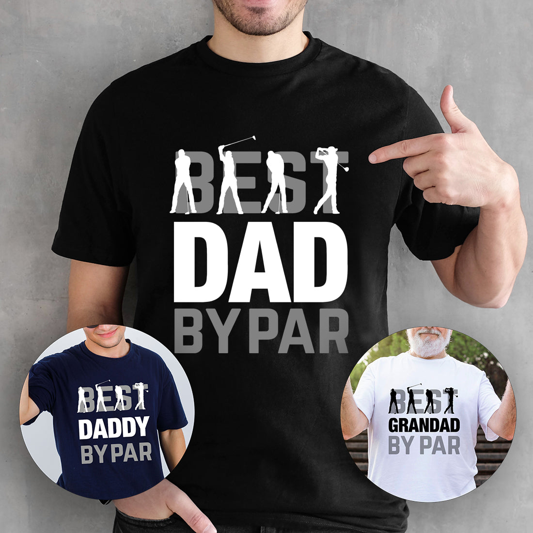 Best By Par Golfing Men's T-Shirt-Love Lumi Ltd