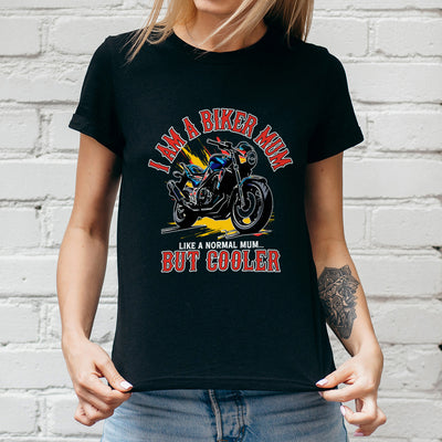 Biker Mum Ladies Motorcycle T-Shirt