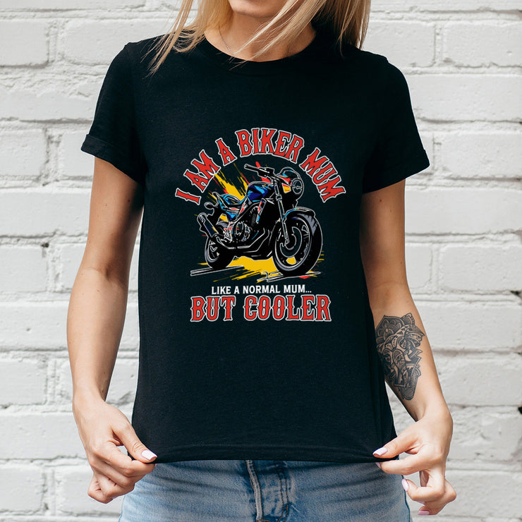 Biker Mum Ladies Motorcycle T-Shirt