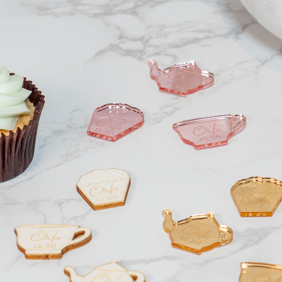 Birthday Tea Party Table Scatter Confetti Favour Decorations-Love Lumi Ltd
