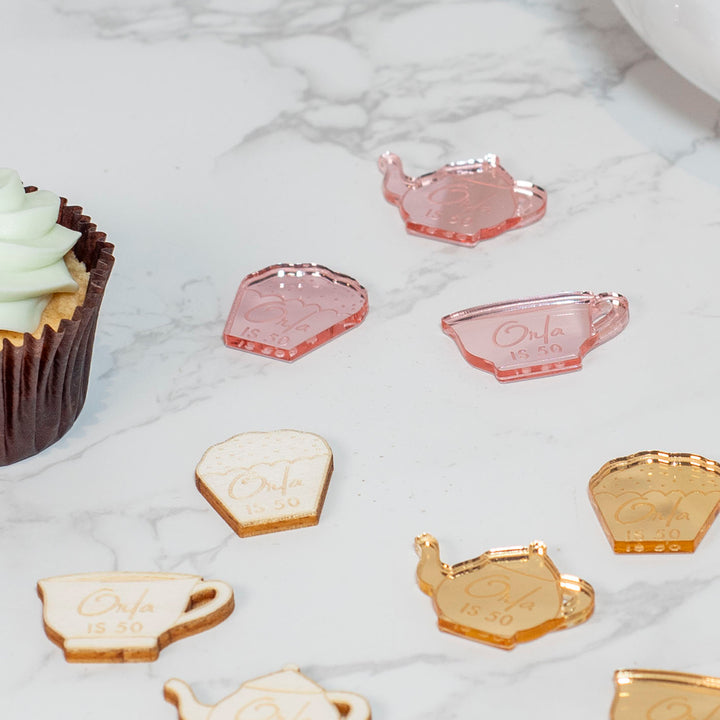 Birthday Tea Party Table Scatter Confetti Favour Decorations-Love Lumi Ltd