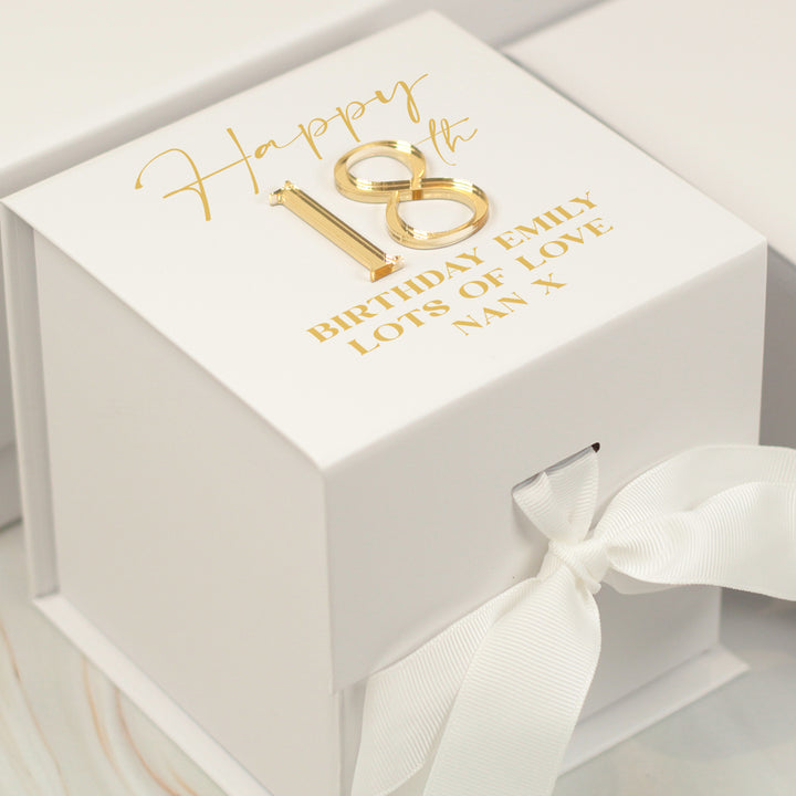 Personalised Any Age Birthday Milestone Keepsake Gift Box