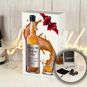 Whiskey Lover White Recycled Bottle Box and Matching Glass and Accessory Gift Set-Love Lumi Ltd