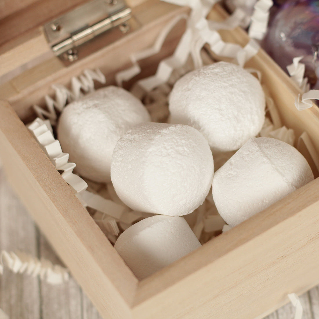 Birthday Bath or Shower Pamper Gift Boxed Set with Birthstone Glass Heart