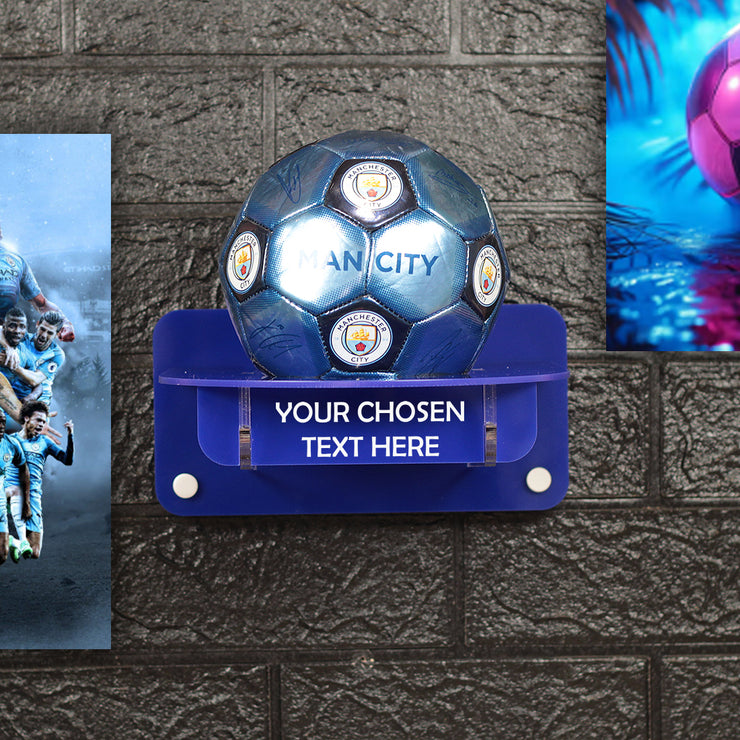 Personalised Acrylic Football Display Shelf