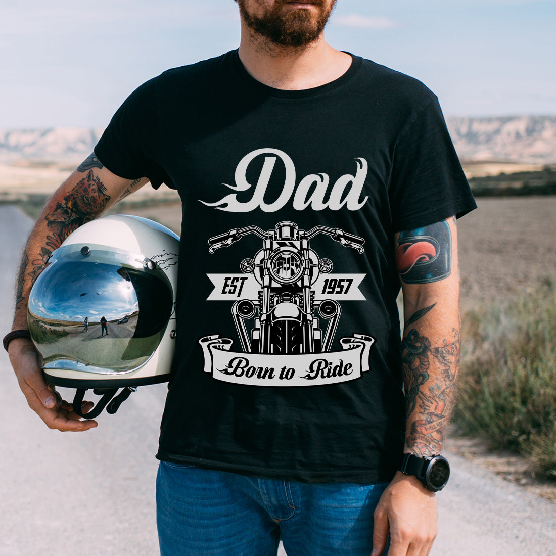 Born to Ride Motorcycle T-Shirt