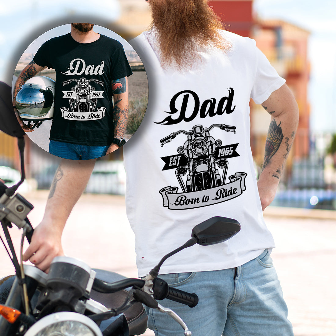 Born to Ride Motorcycle T-Shirt