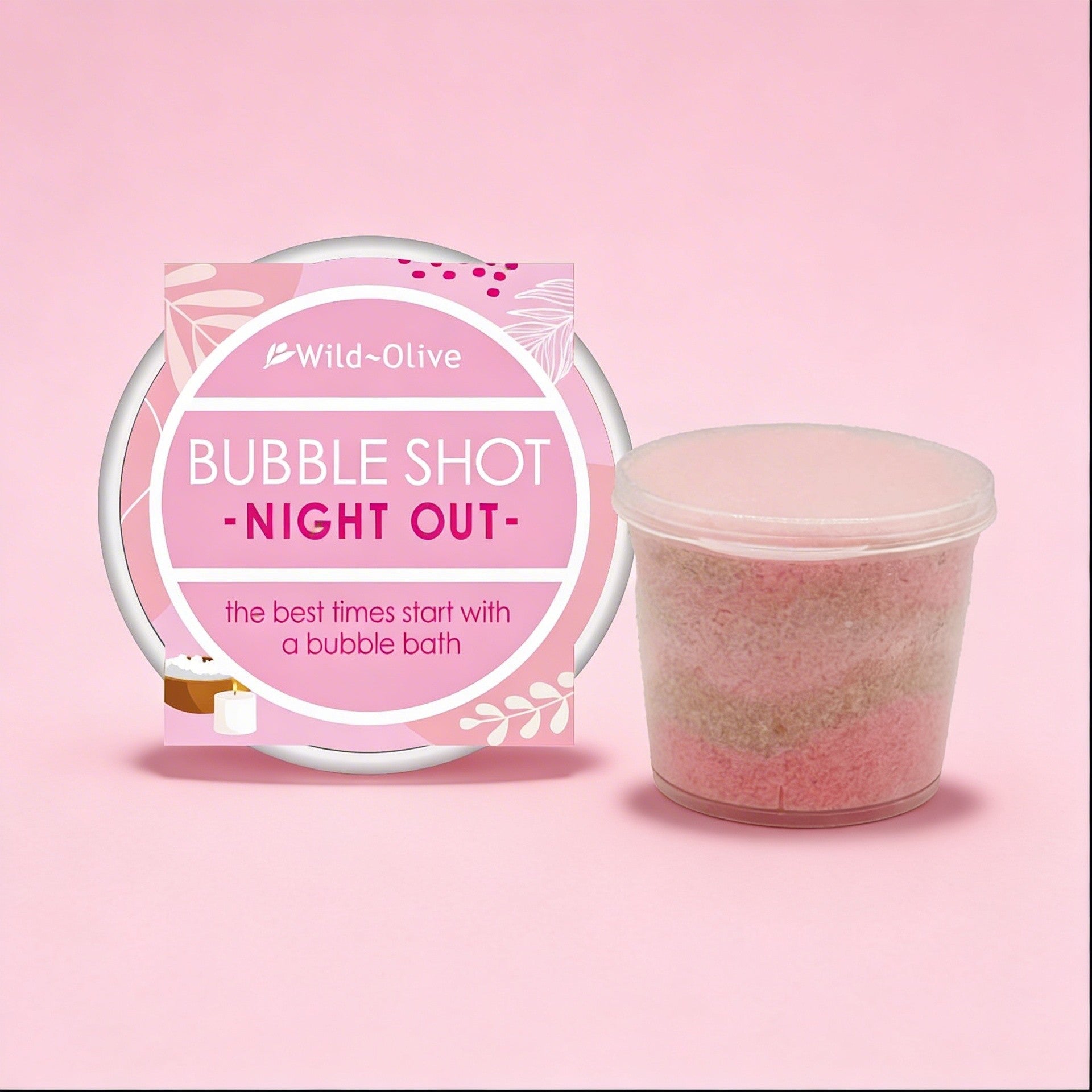 Personalised Bows and Hearts Night Out Stemless Glass Pamper Gift Box